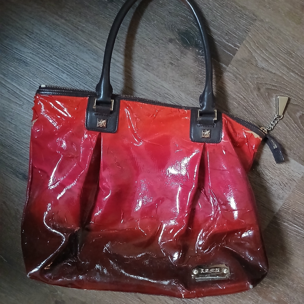 L.A.M.B red ombre purse